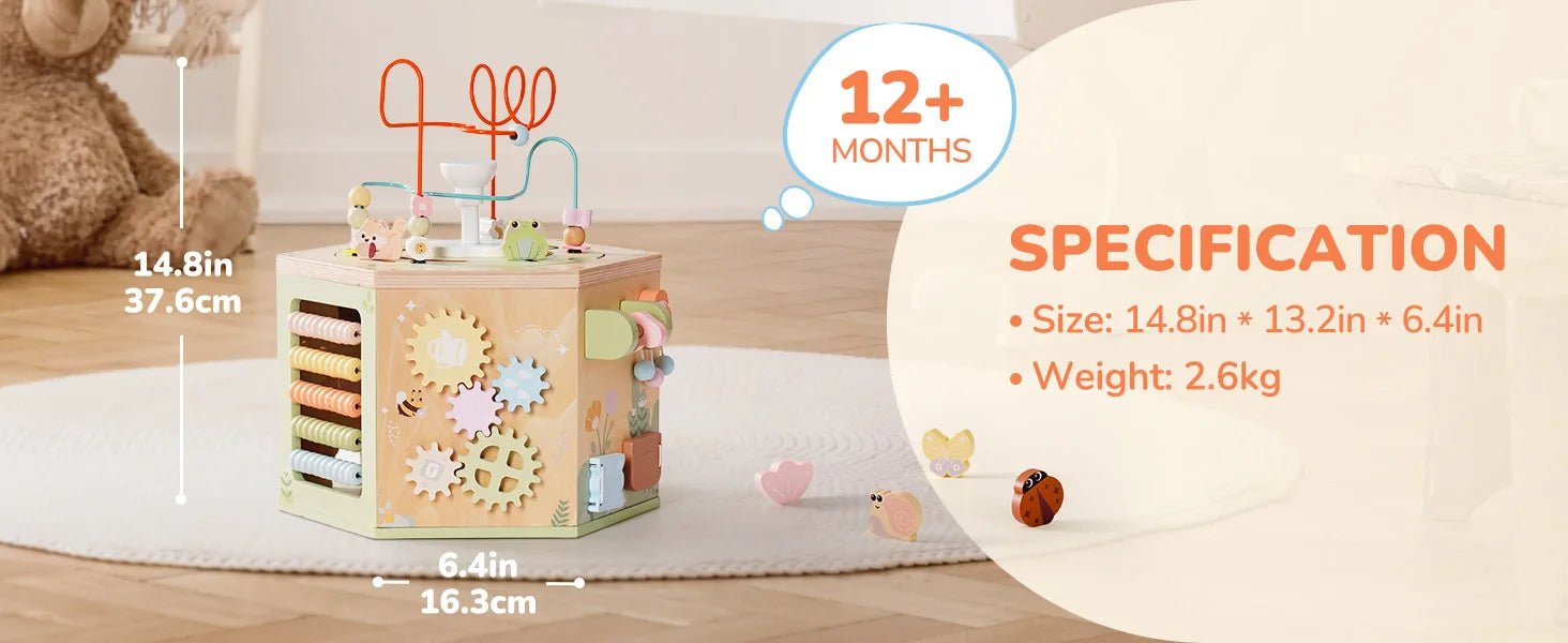 9 - in - 1 Educational Toy for Toddlers - TIMBER TEACH