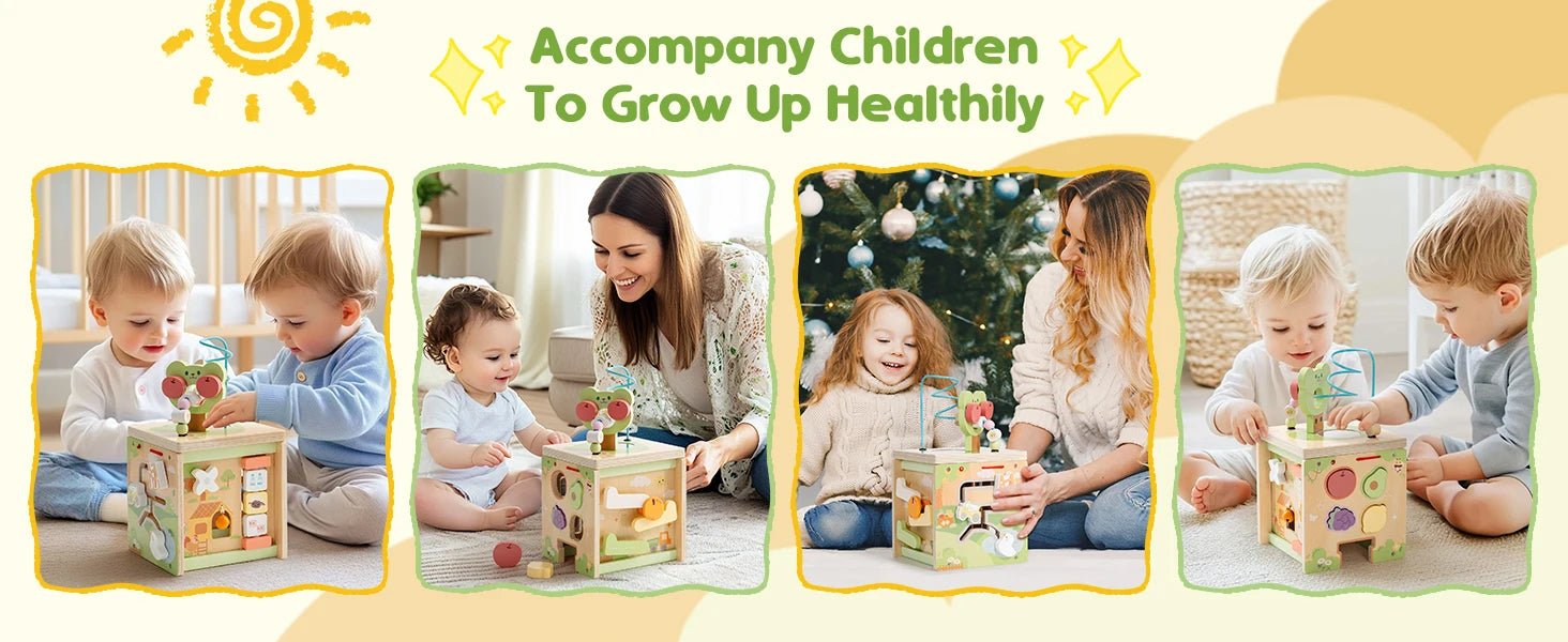 9 - in - 1 Educational Toy for Toddlers - TIMBER TEACH