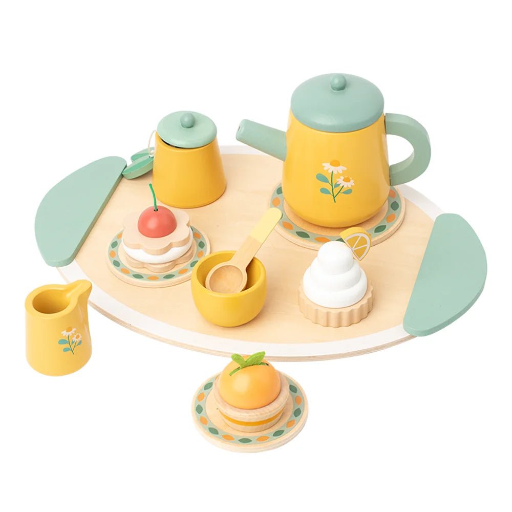 Children’s Wooden Afternoon Tea Play Set - TIMBER TEACH