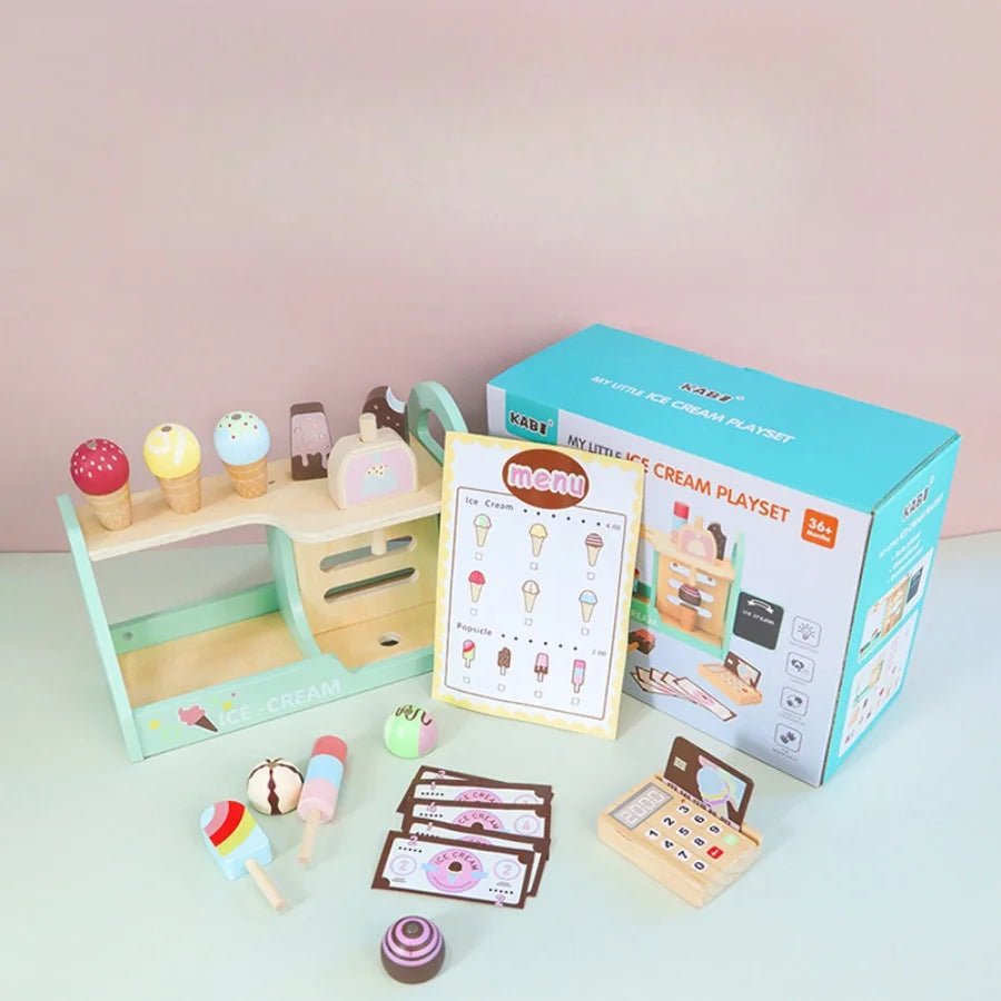 Children’s Wooden Dessert Shop Play Set - TIMBER TEACH