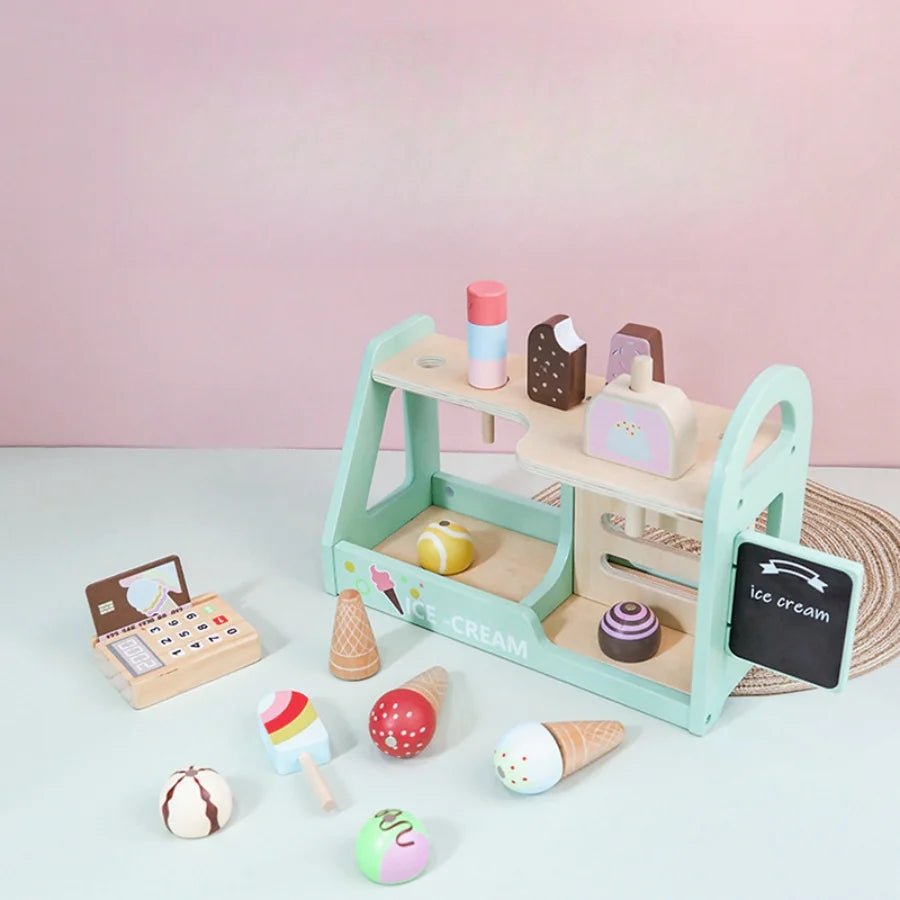 Children’s Wooden Dessert Shop Play Set - TIMBER TEACH