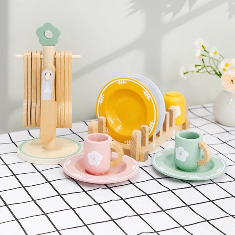 Children’s Wooden Tableware Play Set - TIMBER TEACH