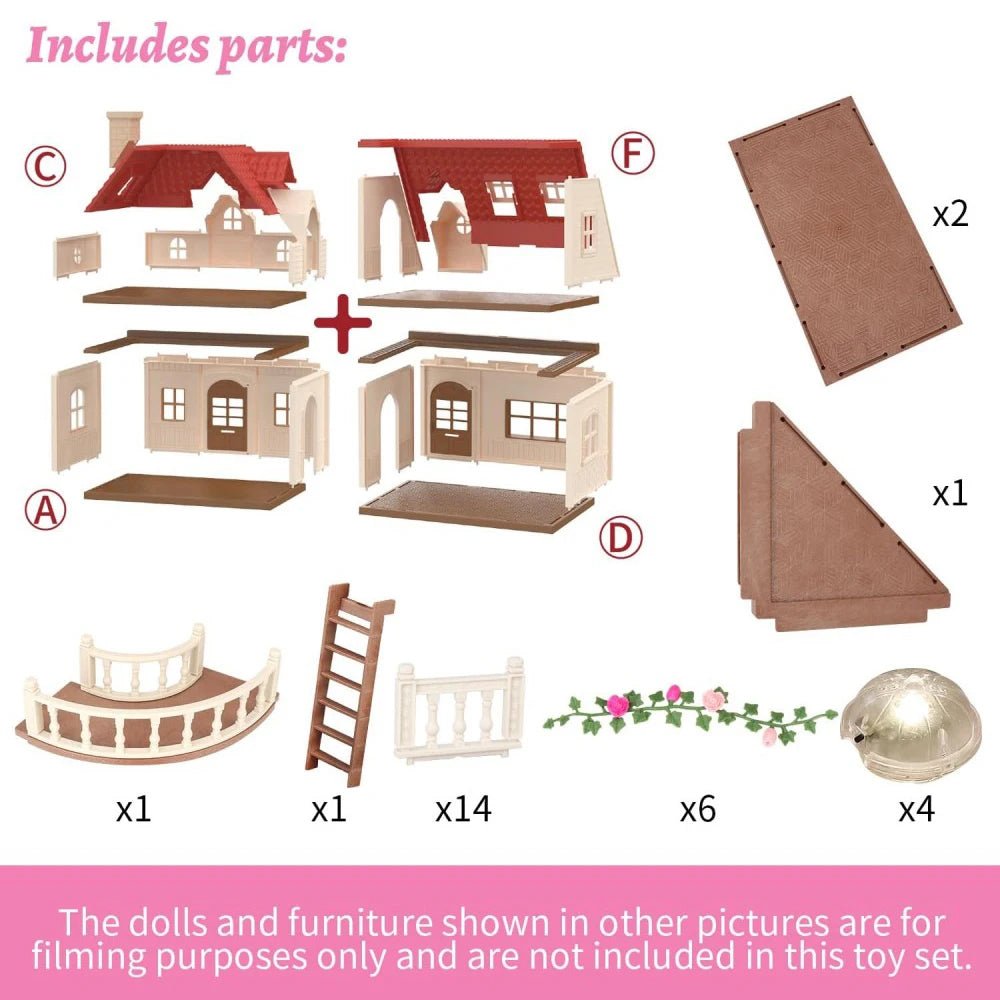 Family Cozy Cabin Playset - TIMBER TEACH