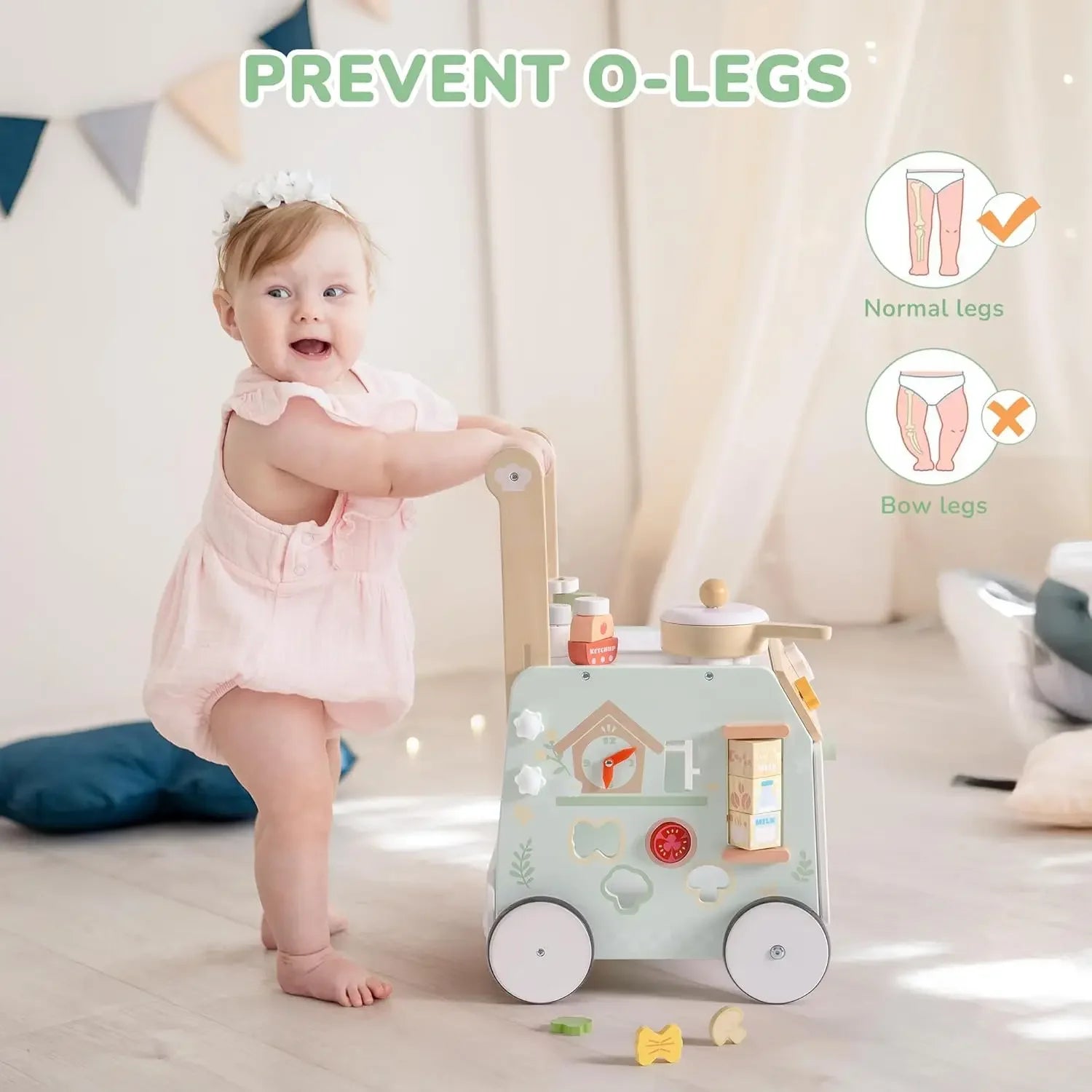 Speed Wooden Baby Walker - TIMBER TEACH