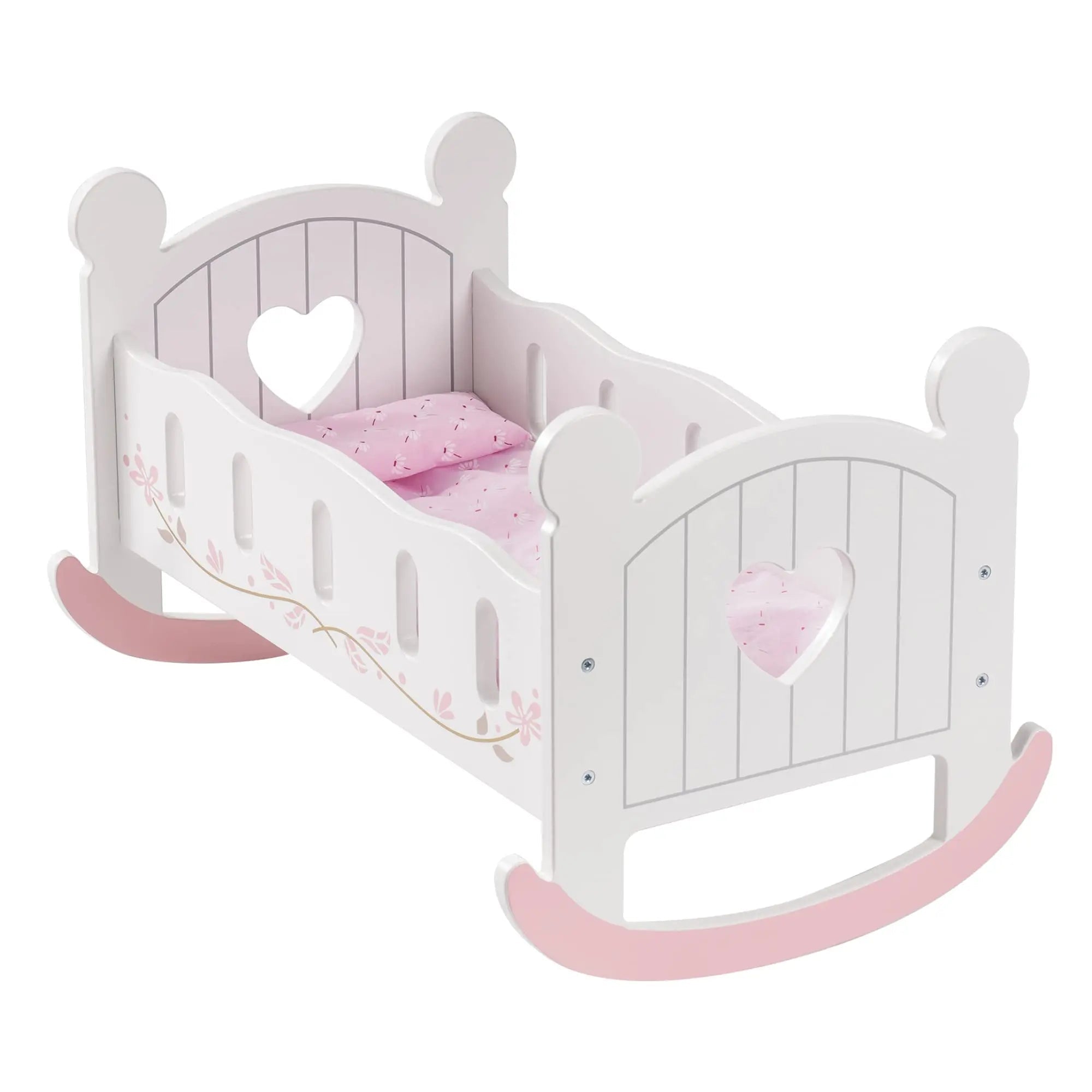 Wooden Baby Doll Crib - TIMBER TEACH