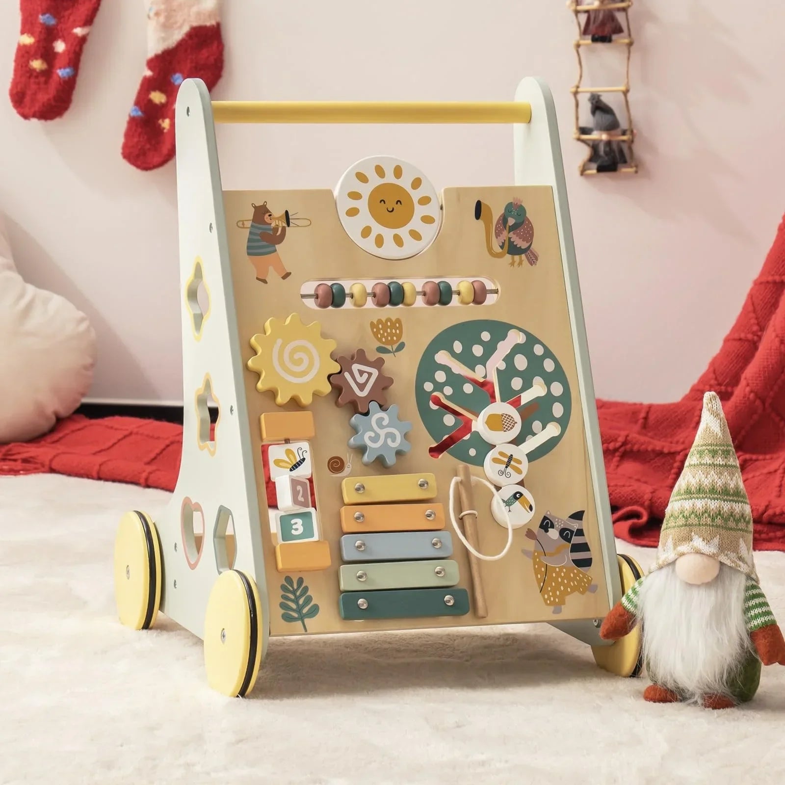 Wooden Baby Walker - TIMBER TEACH