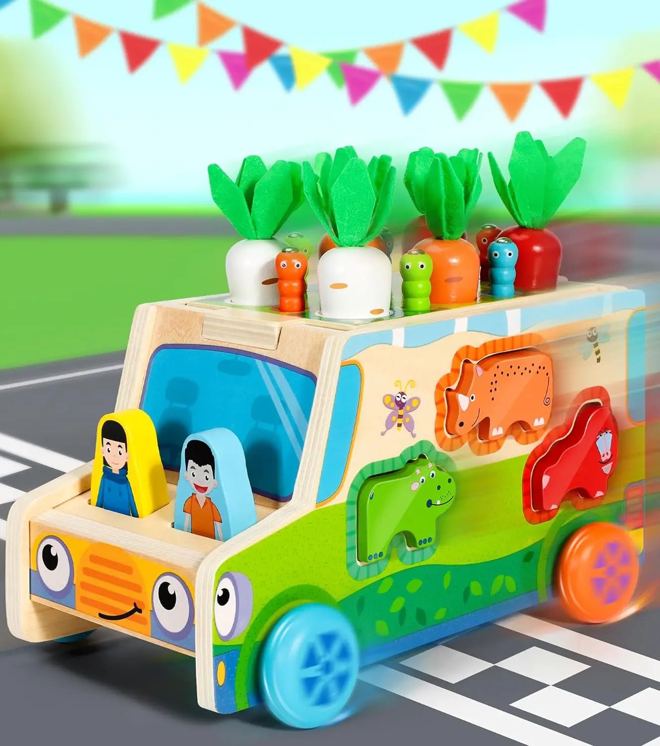 Wooden Ice Cream Cart - TIMBER TEACH