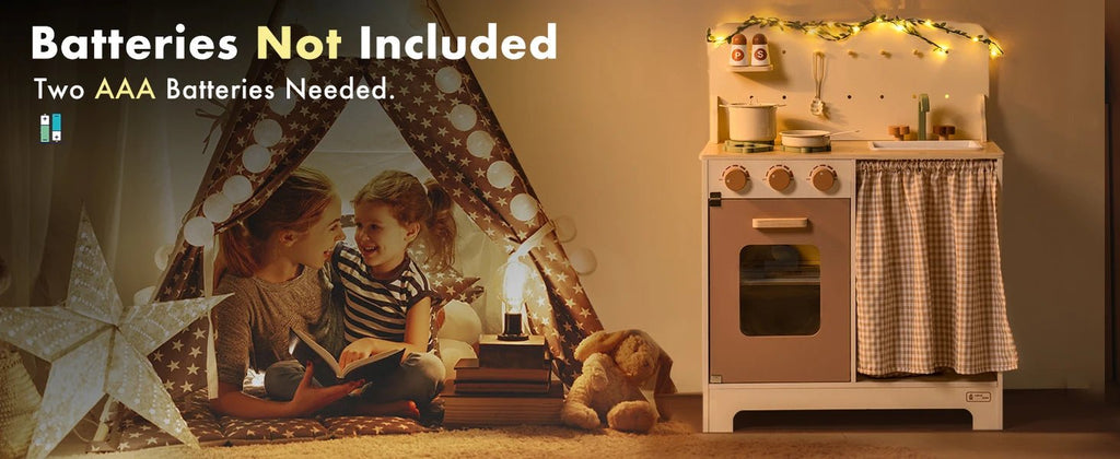 Wooden Play Kitchen - TIMBER TEACH