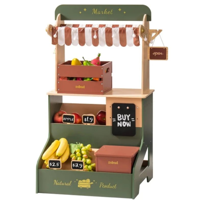 Wooden Pretend Toy Shop - TIMBER TEACH