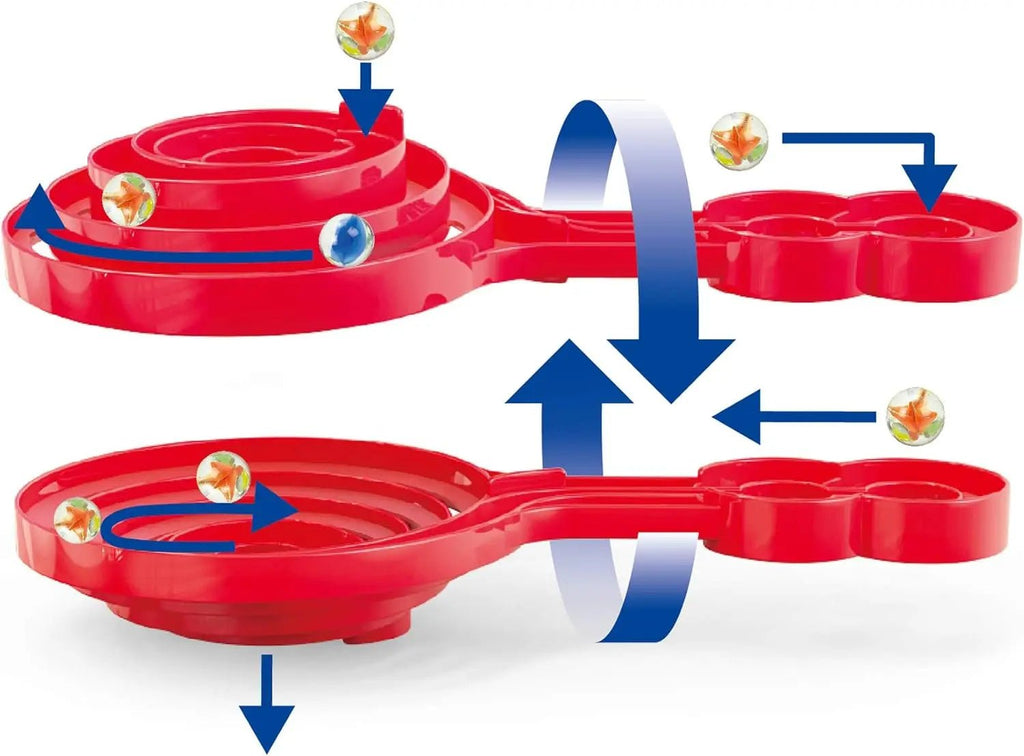 Wooden Quadrilla Super Spirals Marble Run - TIMBER TEACH
