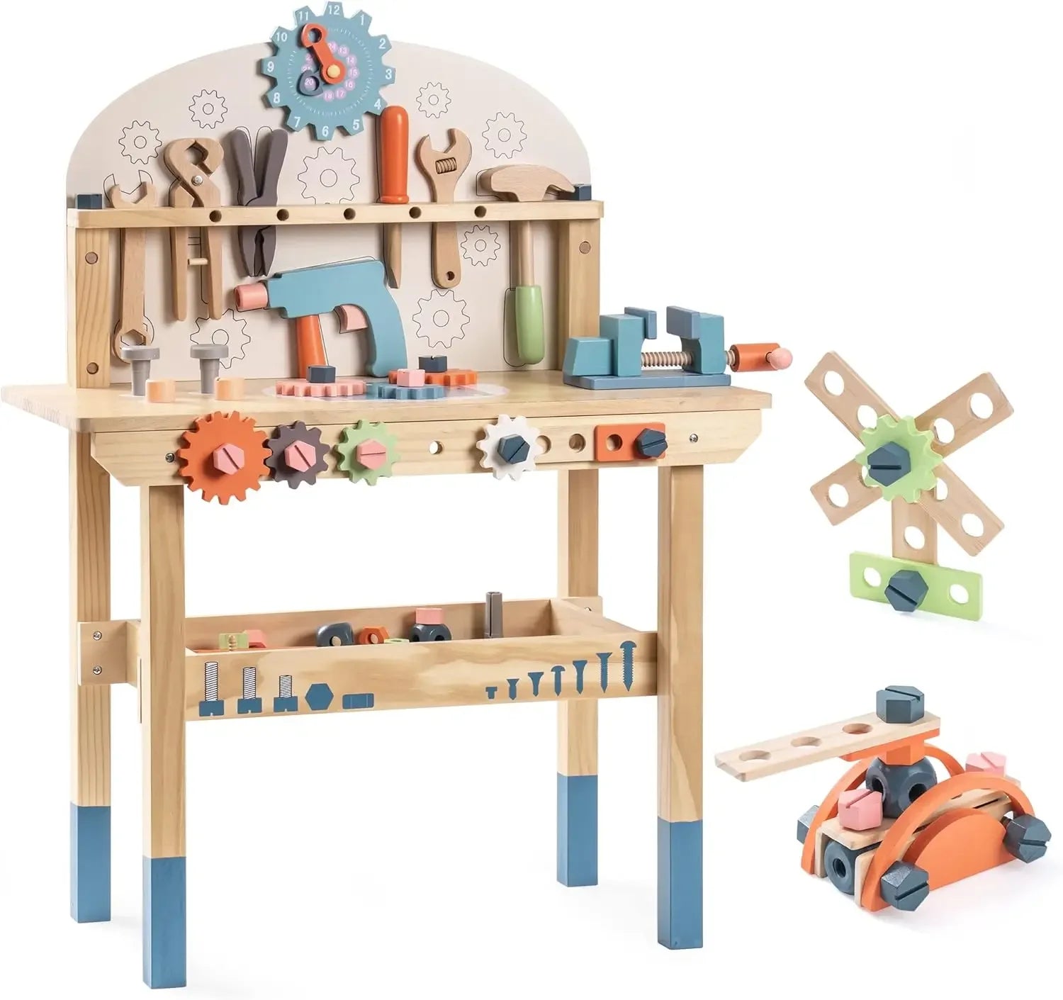 Wooden Tool Bench Set - TIMBER TEACH