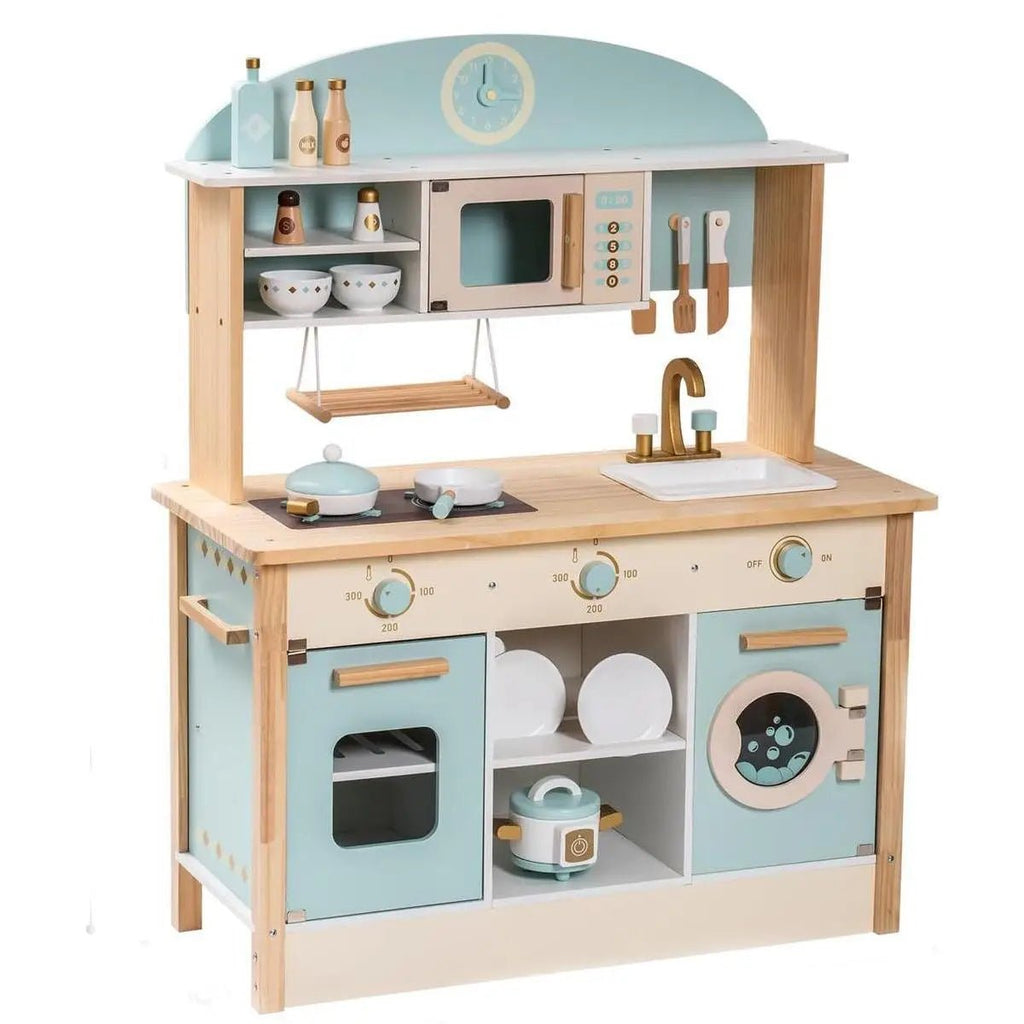 Wooden Toy Kitchen Set - TIMBER TEACH